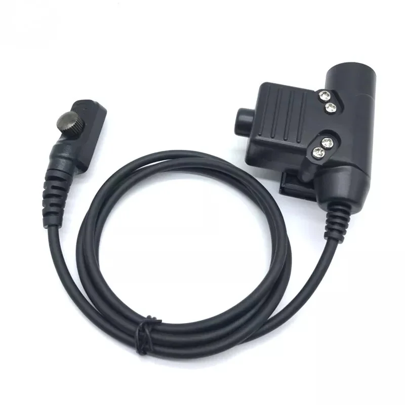 Adaptador de enchufe de Cable para walkie-talkie, dispositivo táctico Bowman Elite U94 PTT, 10 piezas, HYT PD702 PD780 PD785, novedad