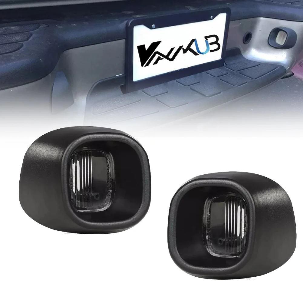 2 Peças para Chevrolet Blazer S10 Pickup GMC Jimmy Sonoma Oldsmobile Bravada: Novas Carcaças de Luz LED Branca para Placa de Carro