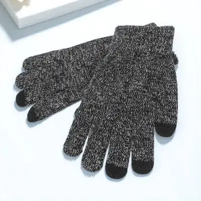 1 زوج رجل قفازات ركوب الدراجات لمس كامل فنجر نونسليب للصدمات قفازات حرارية للطقس البارد ركوب الخيل في الهواء الطلق