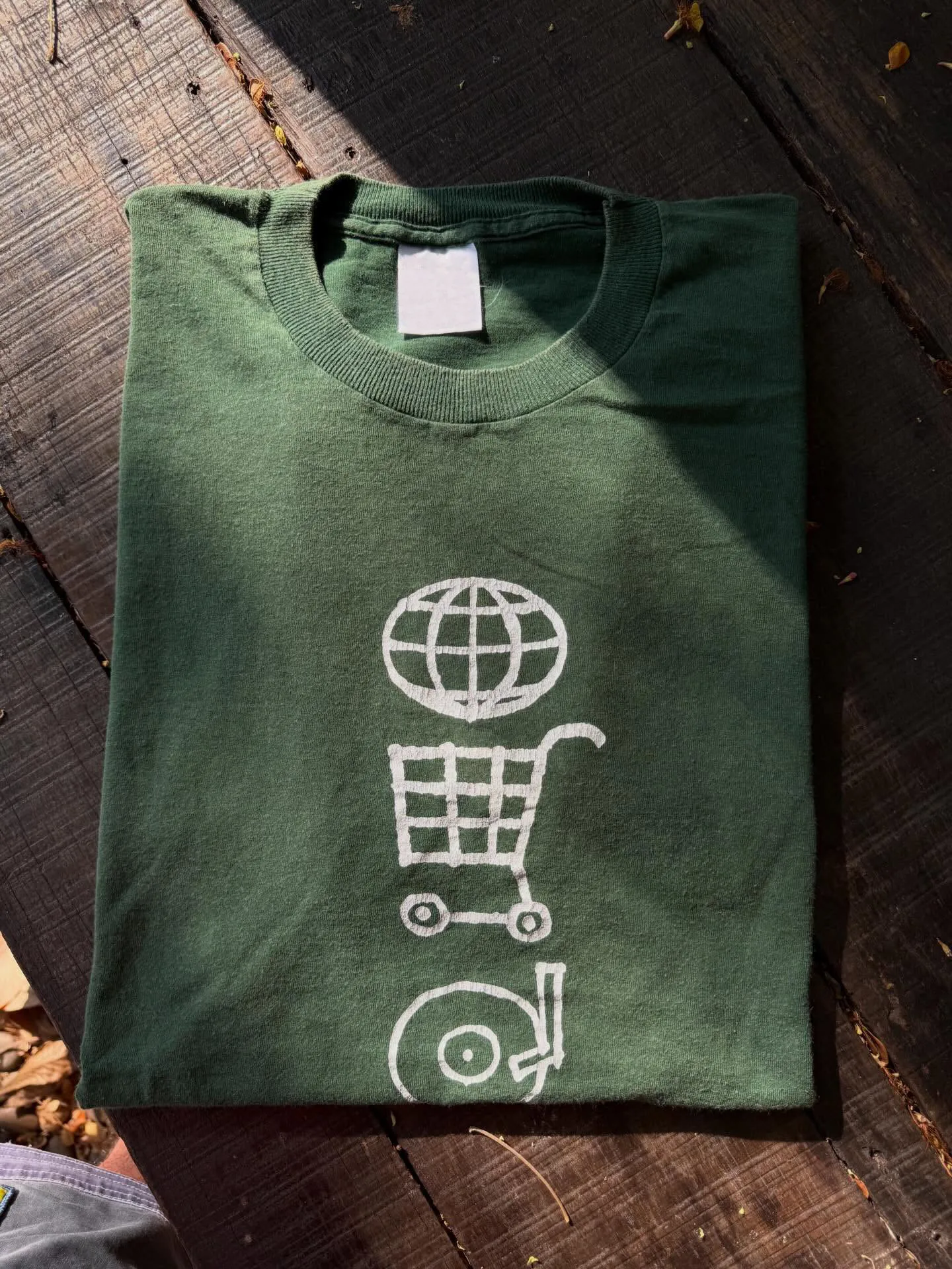 Wang Studio Lazy American Retro Style Short Sleeve T-Shirt Couple Matching Cotton Comfortable Breathable round Neck Tee