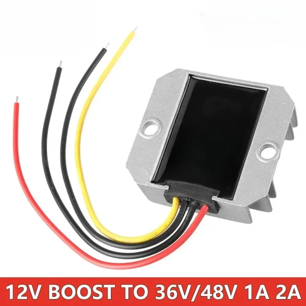 12V to 42V/36V/48V 1A 2A Power Converter DC Auto Boost Regulator Step-Up Voltage Supply Module Transformer for Car Boat