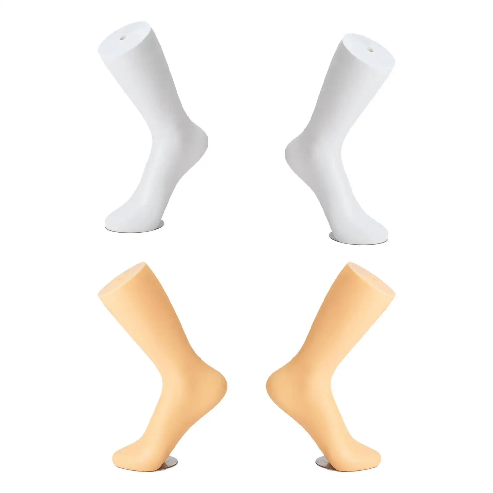 PVC Mannequin Adult Feet Ankle Bracelet Foot Display Props Women Shoes Feet Model for Chain Ankle Shoes Socks Countertop Store