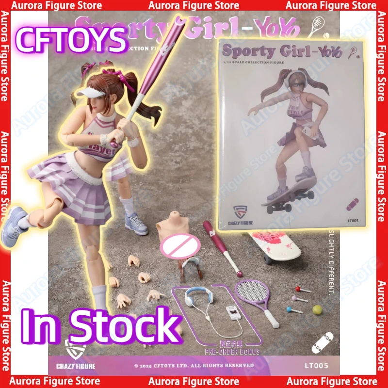 

In Stock CFTOYS LT005 1/12 Sporty Girl-YoYo YoYo Girl Doll Figure Anime Figures Toys Models PVC Gifts Collector