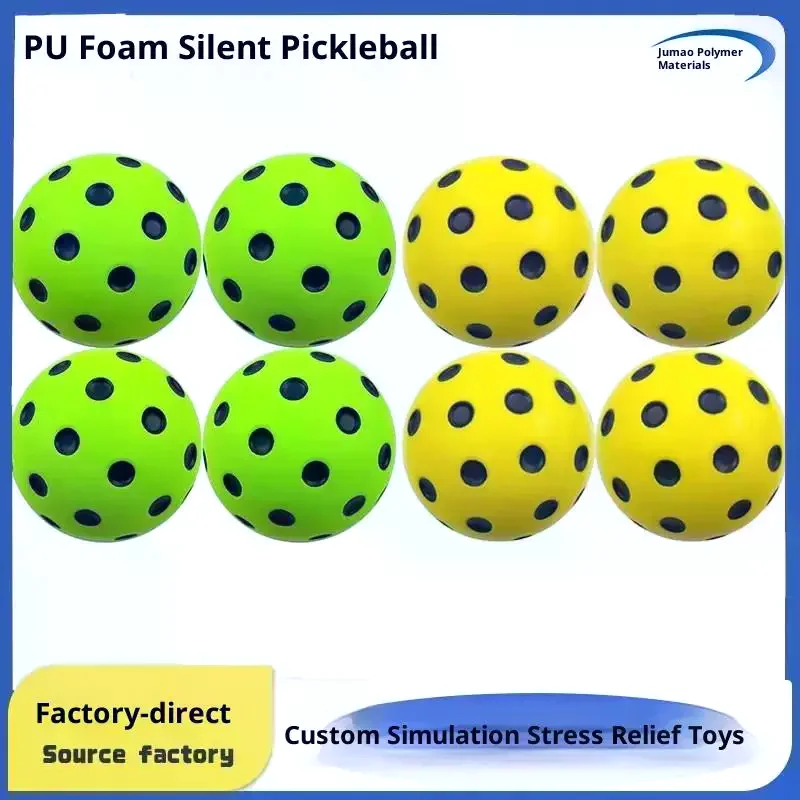 1 قطعة كرة المخلل الصامتة الترفيه الداخلي كرة الممارسة الصامتة PU رغوة عالية ترتد المقاومة لا مزعجة الناس #1