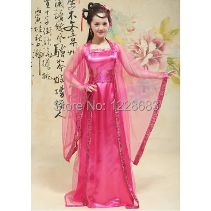 المرأة التقليدية تانغ الصينية القديمة زي جميل الرقص هانفو زي الأميرة سلالة أوبرا فستان هانفو الصيني