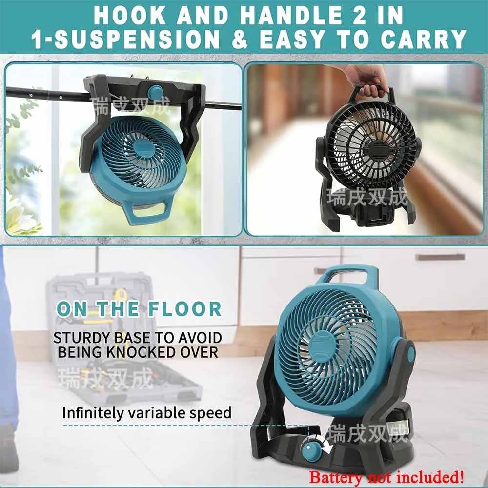 BL1830 Power Tool Parts for Makita 18V Lithium Battery Outdoor Camping Electric Fan Desktop Floor Fan BL1850B BL1860B BL1815