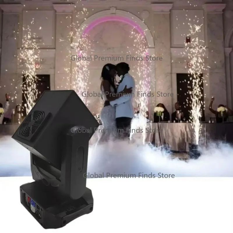 Wireless Cold Sparkler Spin Cold Spark Machine Wedding Rotating Spark Machine Cold Spark Firework Machine Stage