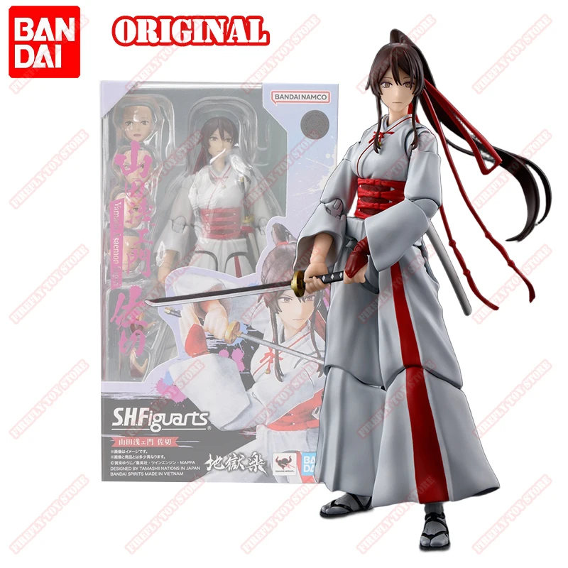 BANDAI Original S.H.Figuarts Hell's Paradise Animation Peripheral Toys Yamada Asaemon Sagiri Movable Model Figure Collection