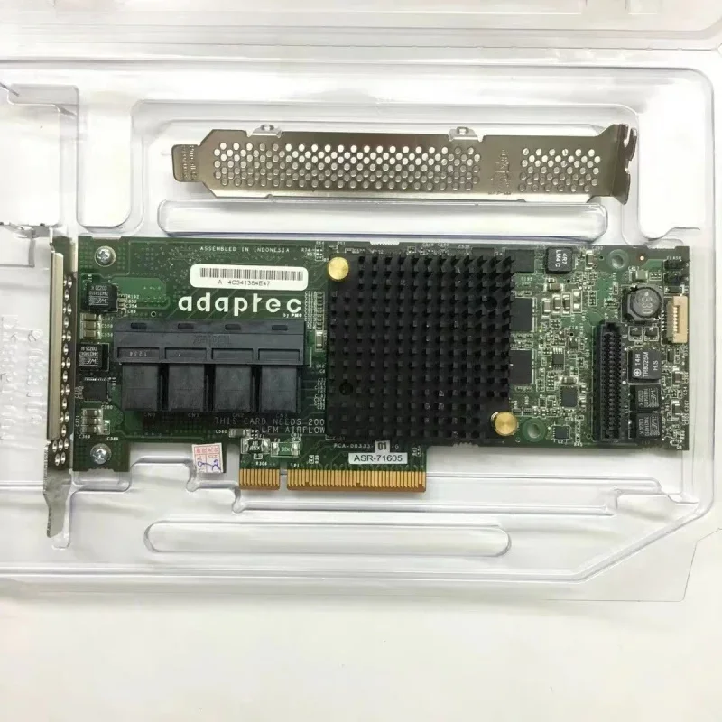 

For Adaptec ASR-71605 16-Port 6Gb/s 1GB SAS SATA PCIe RAID Controller PCIe 3.0 x8