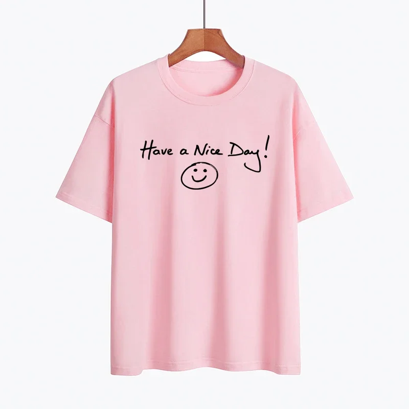 Zomer T-Shirt Met Korte Mouwen Dames Katoenen Tops Casual Dames Tees Zonnebloem Hebben Een Mooie Dagen T-Shirt Met Korte Mouwen Tops Grappig T-Shirt