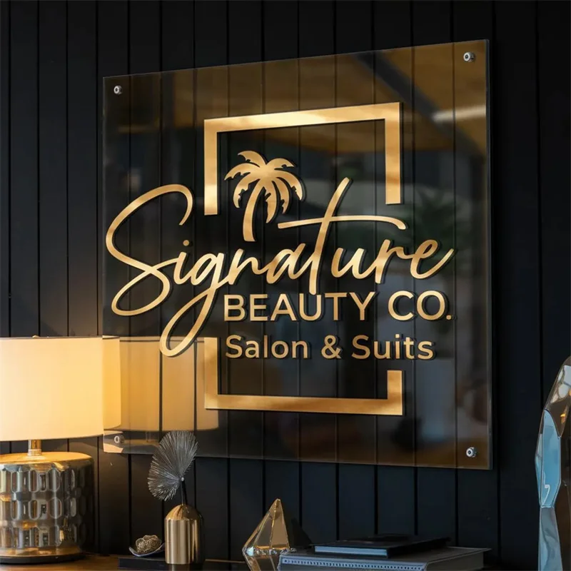 Brushed Metal Logo Reception Sign Office Wall Logo,Custom laser cut business logo sign , Metal Signage Stainless Steel Signboard
