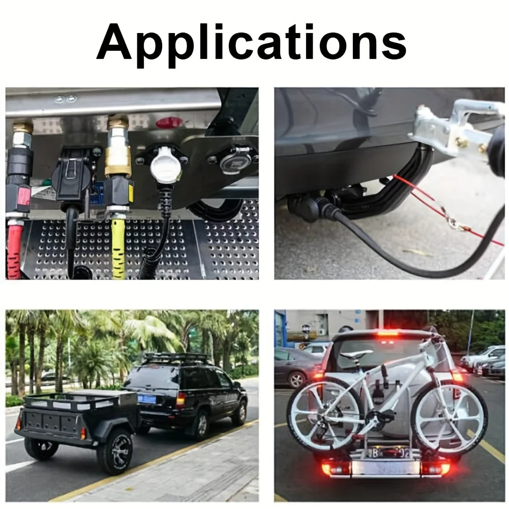 13 Pin To 7 Pin Towing Adaptor European Standard Towbar Towing Socket Adapter Converter For Truck Caravan RV