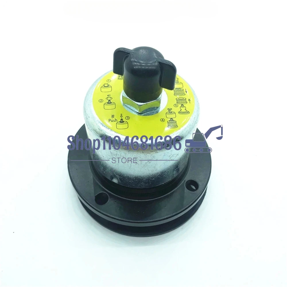 Para Hyundai 55 60 200 210 220 225 filtro de respiración de excavadora tapa de tanque de aceite hidráulico válvula de escape de purga accesorios de excavadora