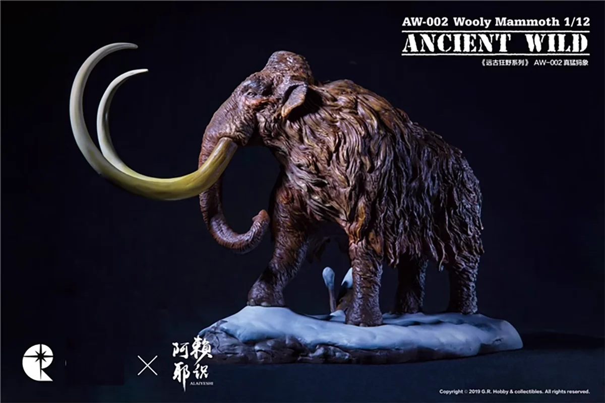 1/12 Mammutus Primigenius Ancient Wild AW-002 Ancient Wild Series Mammoth Figure Model GK Sculpture Ball Limited Edition