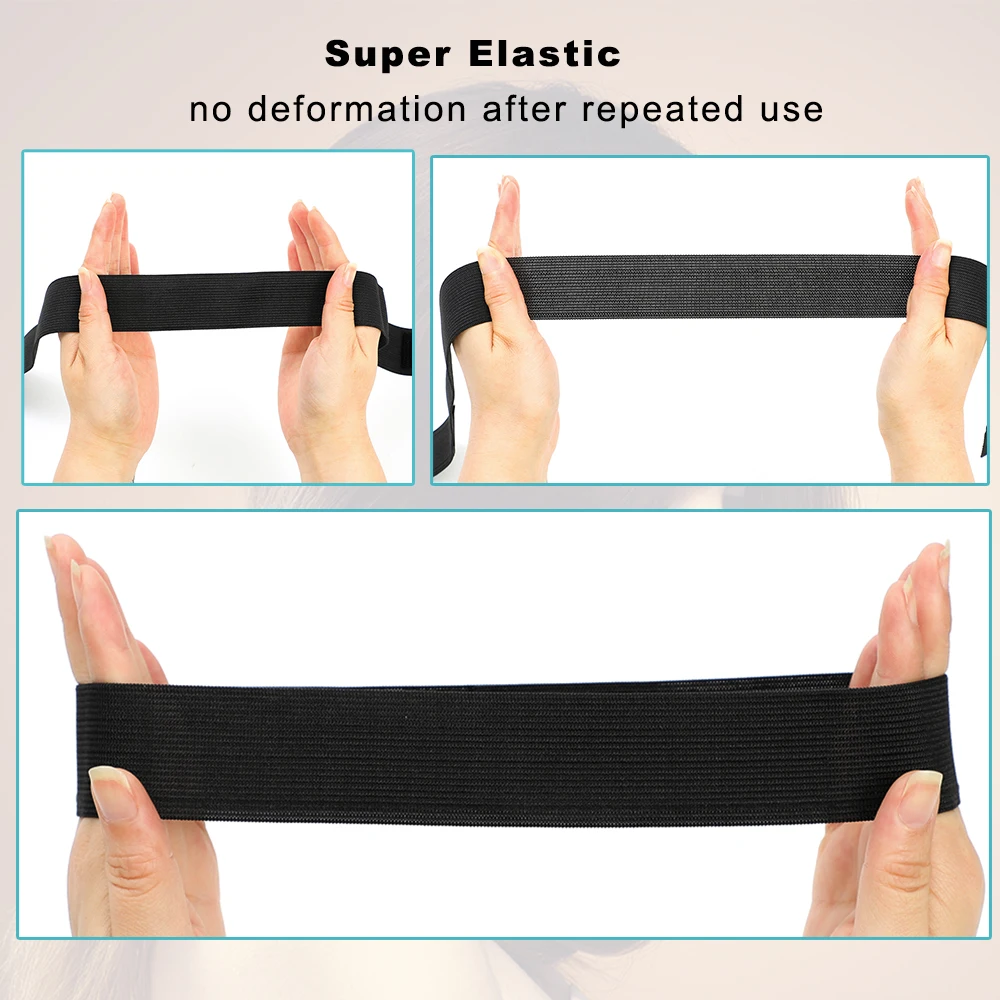 Elastic Bands For Wig Wig Band For Melting Lace Band Edge Lace Frontal Melt Adjustable Wrap To Lay Scarf Keeping Grip