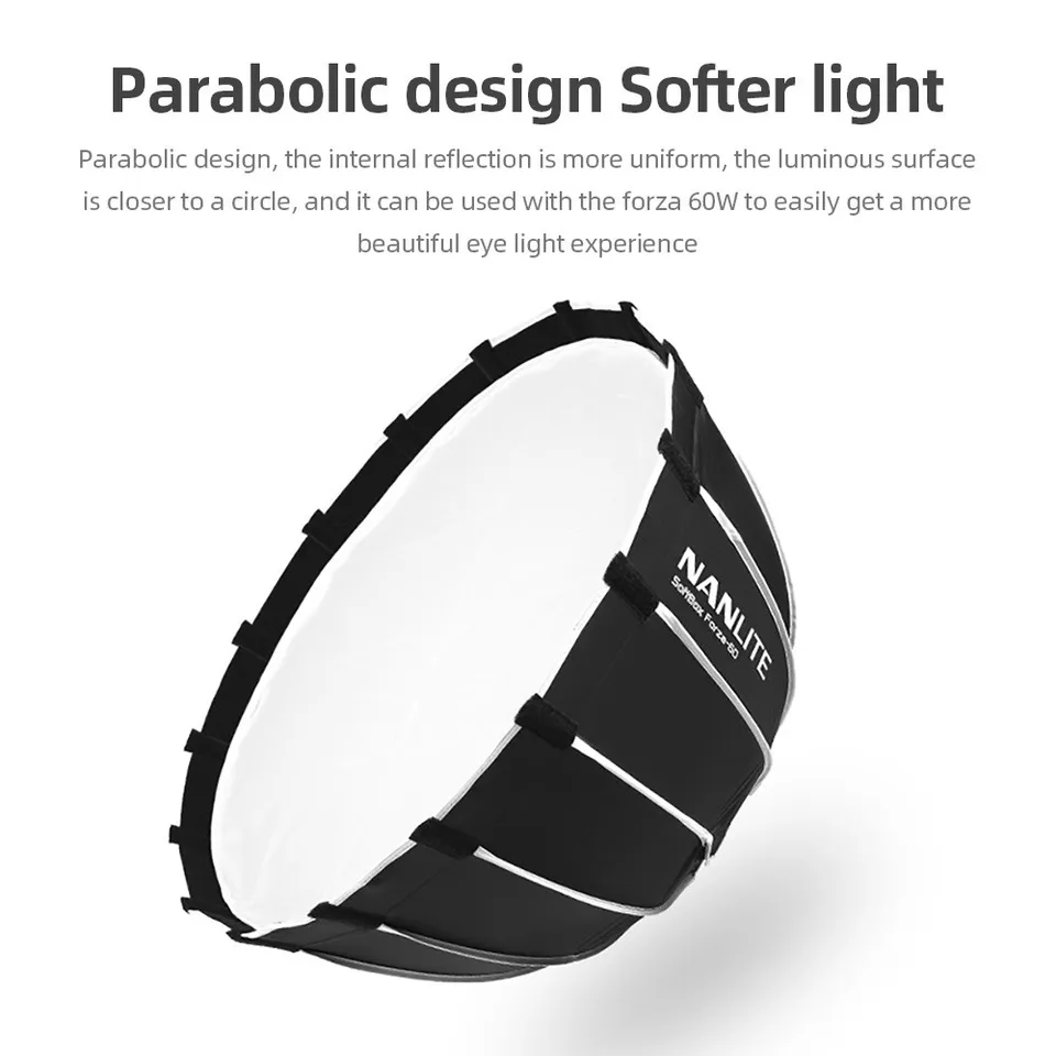 NANLITE Portable 60CM Quickly Fast Installation Deep Parabolic