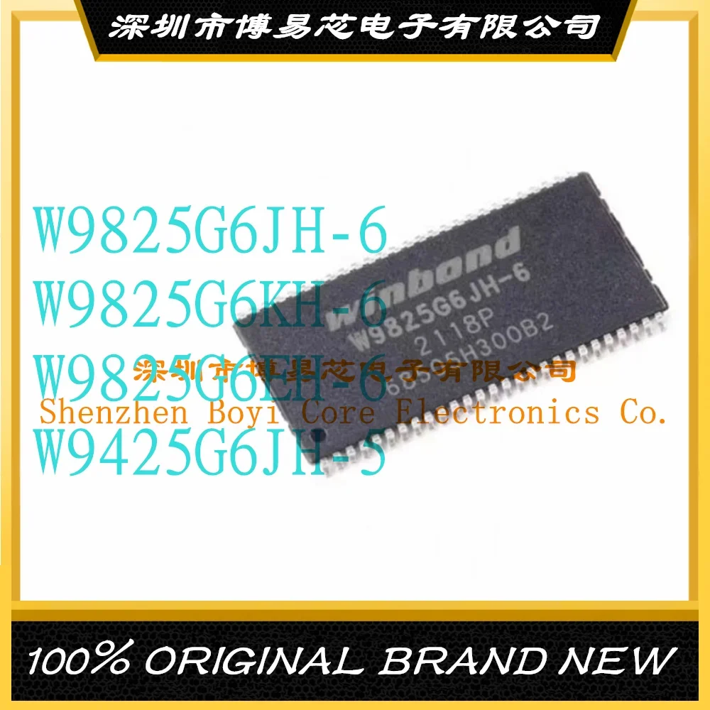 

W9825G6JH 6 W9825G6KH W9825G6EH TSOP54 W9425G6JH-5 Original genuine TSOPII-54 New Original Genuine