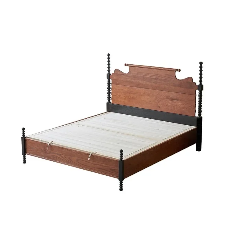 American medieval ash wood small apartment with high feet off the ground