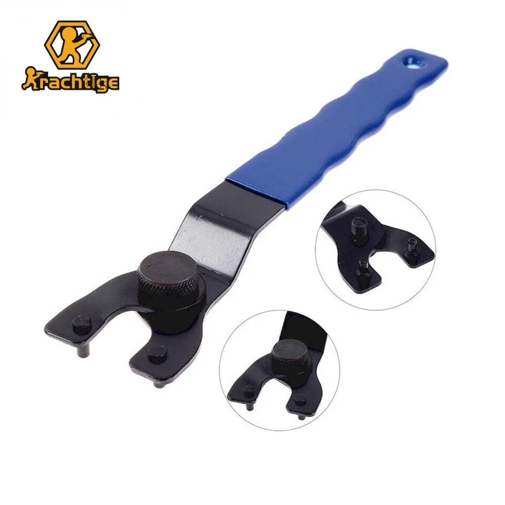 Krachtige Adjustable Angle Grinder Key Pin Spanner Plastic Handle Pin Wrench Spanner Home Wrenches Repair Tool 8-50mm