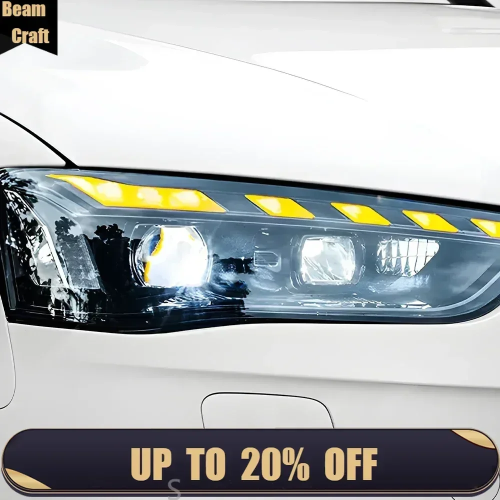 

Upgraded Car Front Lamps For Audi A4 A4L RS4 S4 B8.5 2013-2016 LED Auto Headlight Assembly 2 Projector Lens Accessories