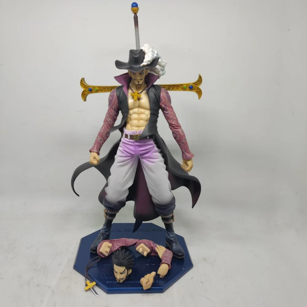 

Anime One Piece Dracule Mihawk 10th PVC Action Figure Collectible Model Doll Toy 27CM