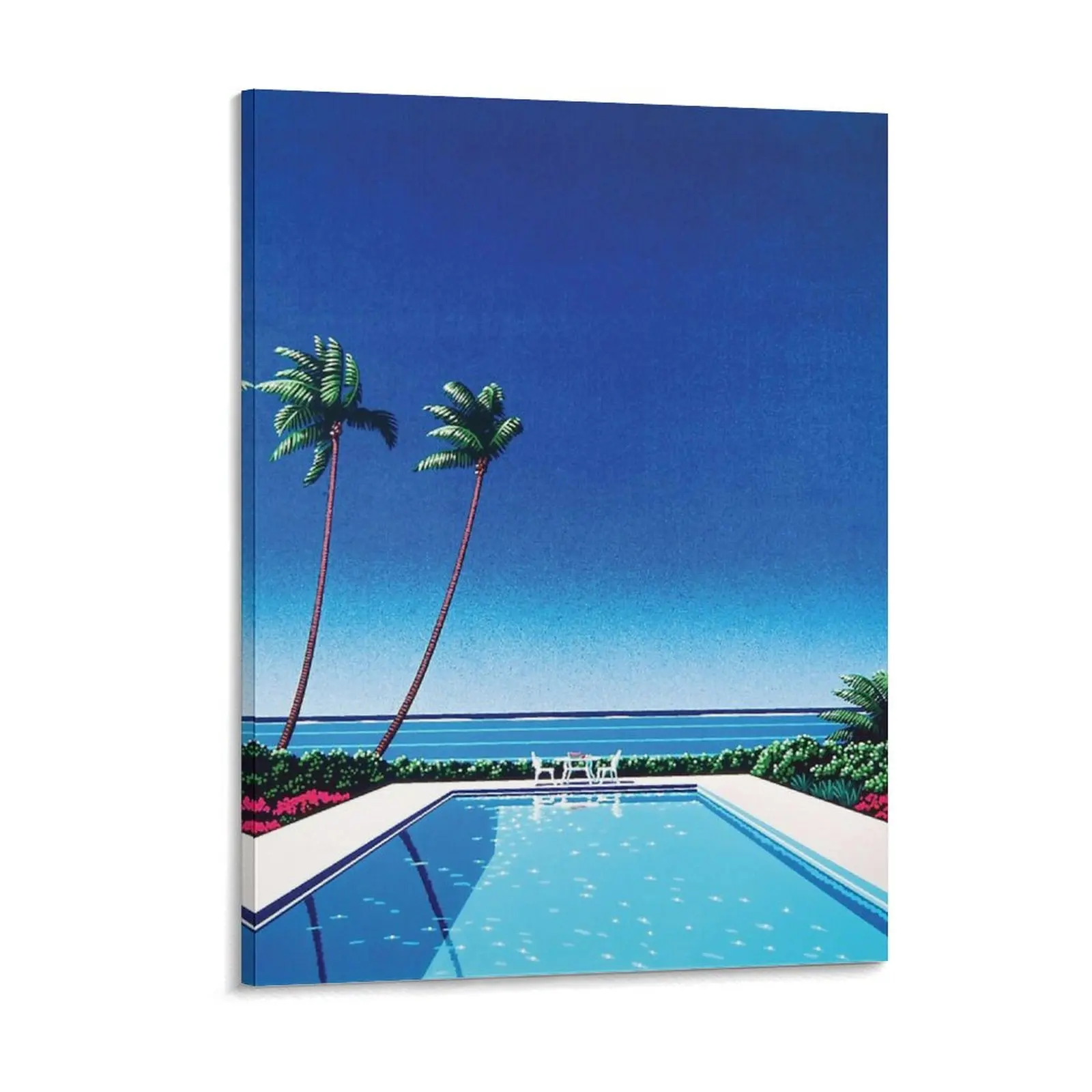 Hiroshi Nagai Art Print Poster Vaporwave Aesthetic Wallpaper Plane Home Iron Wall Decor Plates Cinema Framed Wall Paintings