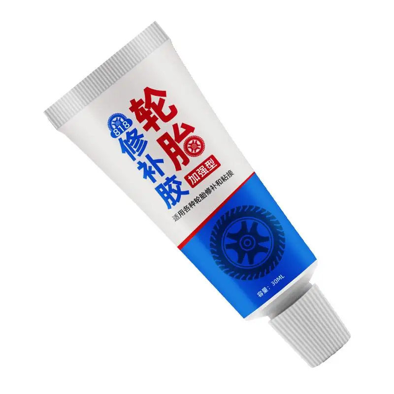 Car Tire Repair Glue Strong Tire Sidewall Repair Glue 30ml Soft Tire Bonding Glue Mild Tire Repair Glue For Cars Motorcycles