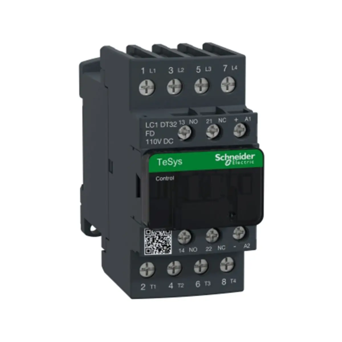 Contactor,4P(4NO),AC-1,=440V 32A,110V DC standard coil LC1DT32FDC LC1-DT32FDC LC1DT32FD
