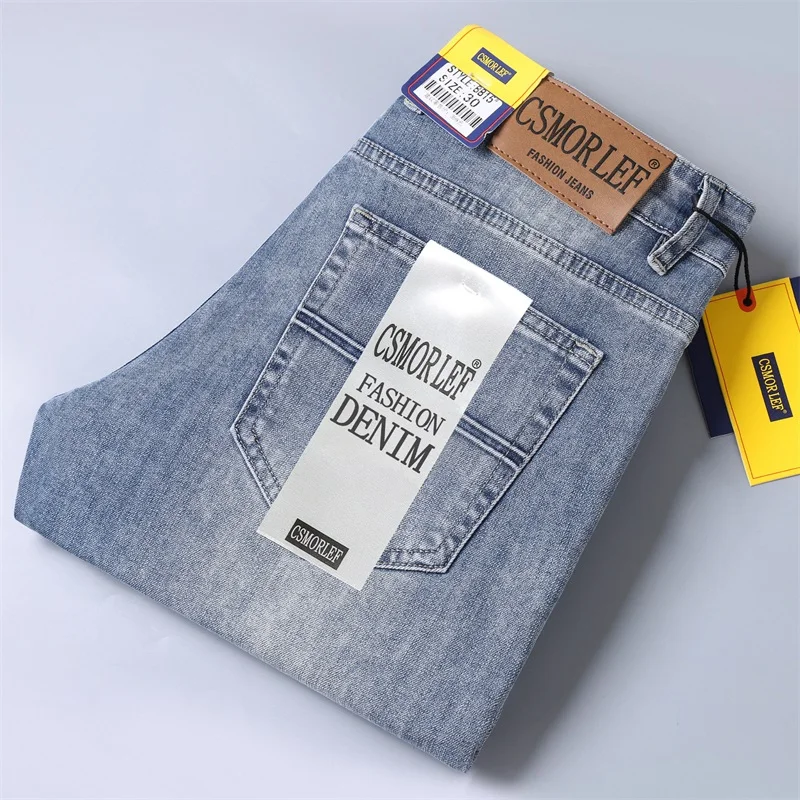 NONE Denim Trousers Men Light Blue 3