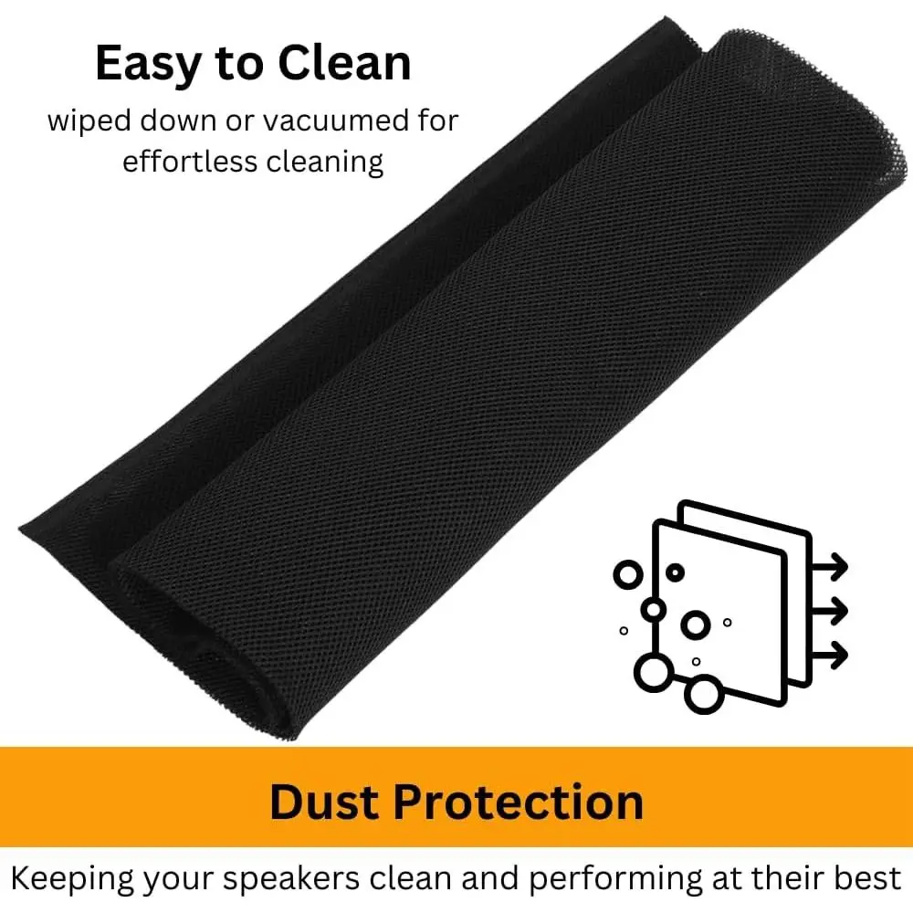 Breathable Speaker Mesh Cloth Anti-dust Multiple Colors Speaker Grill Cloth Speaker Dustproof Protective Home KTV