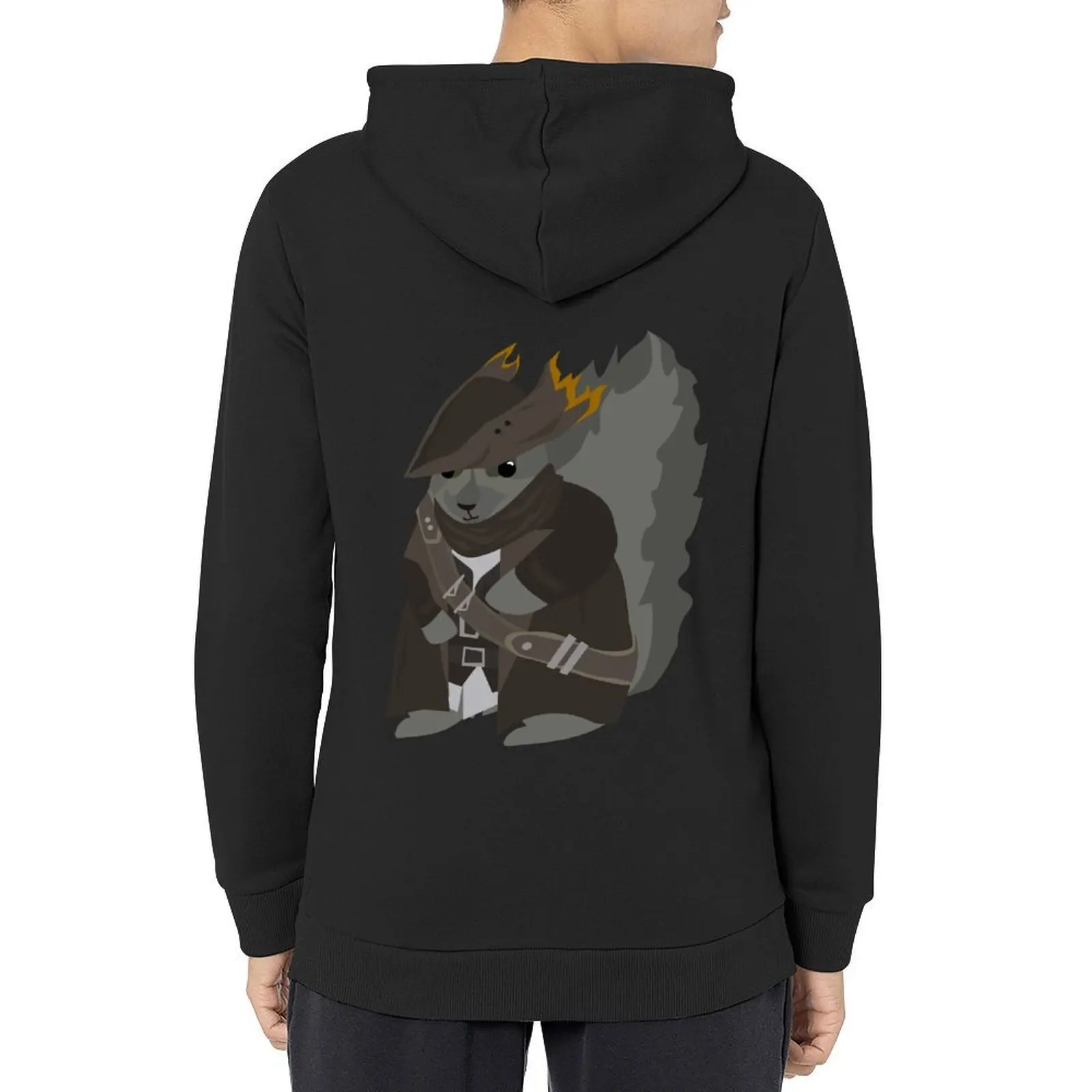 

Bloodborne - Hunter squirrel Hoodie anime clothing autumn jacket men blouse men clothing hoodie
