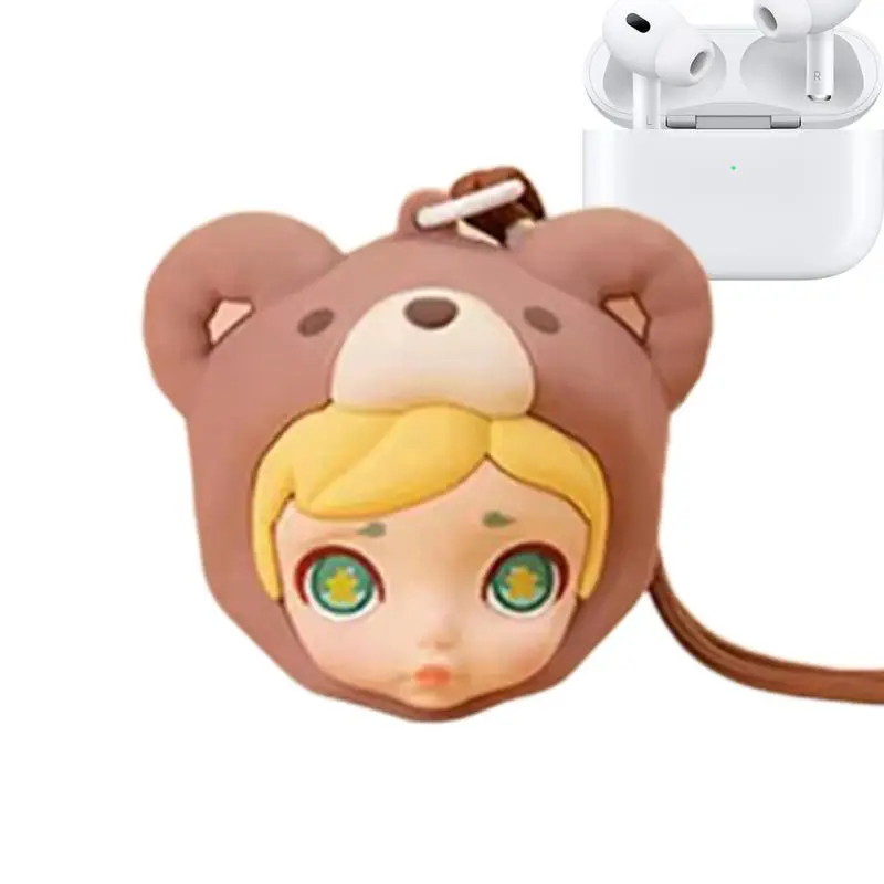 

Earphone Protective Cover Cartoon Wireless Earbuds Pouch Organizer Bag Earphone Carrying Case Lightweight Earbud Protective Case