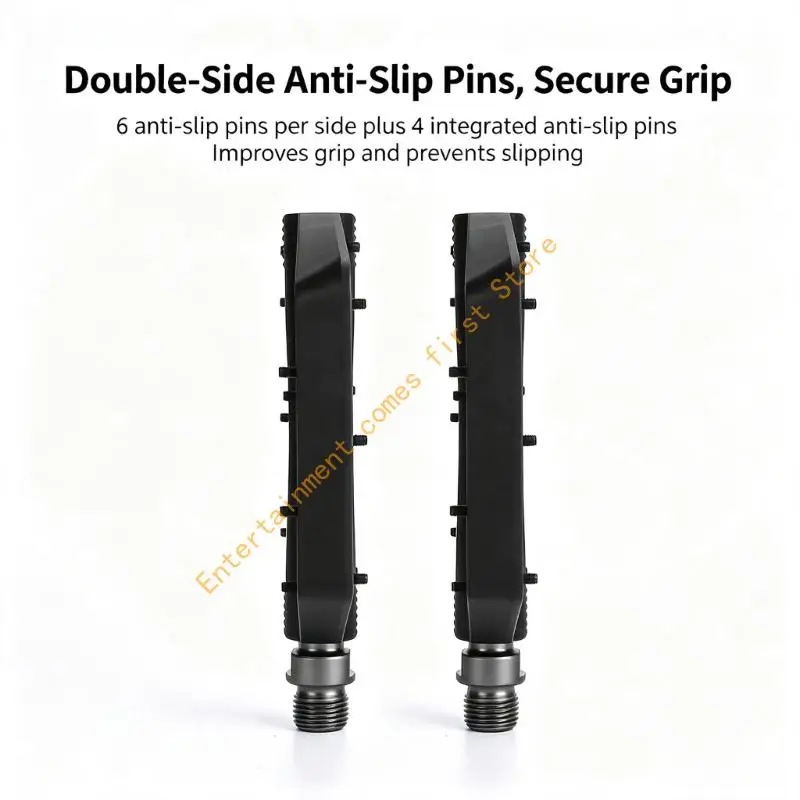 Cycle Foot Platform Replacement Set with Steel Screw Shafts, Broad Open-Frame Synthetic Resins Structure and Side Labels 55KD