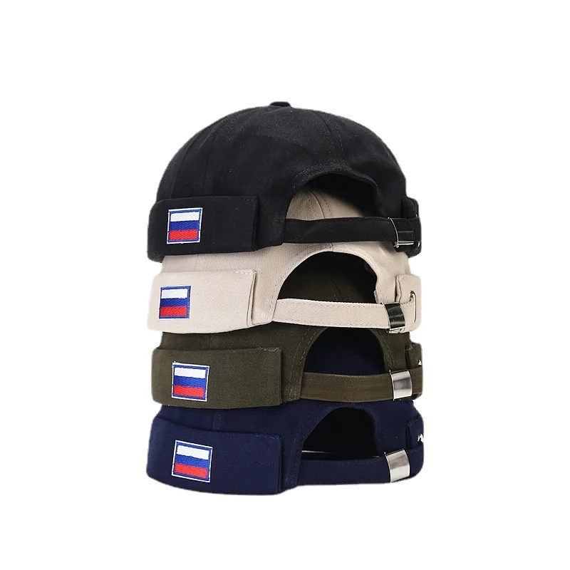 ใหม่รัสเซียหมวกบุคลิกภาพ Street Hip Hop Skullies ผู้ชายผู้หญิงหมวก Casual Cotton Gorras