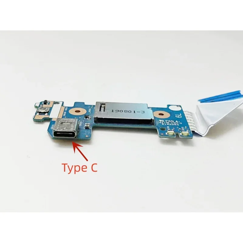 For HP 14s-cr 14-dk 14-ck 14-cf portable USB 3.1 Type C Power Card Reader L24483-001 6050a2979701 product 100% test normal