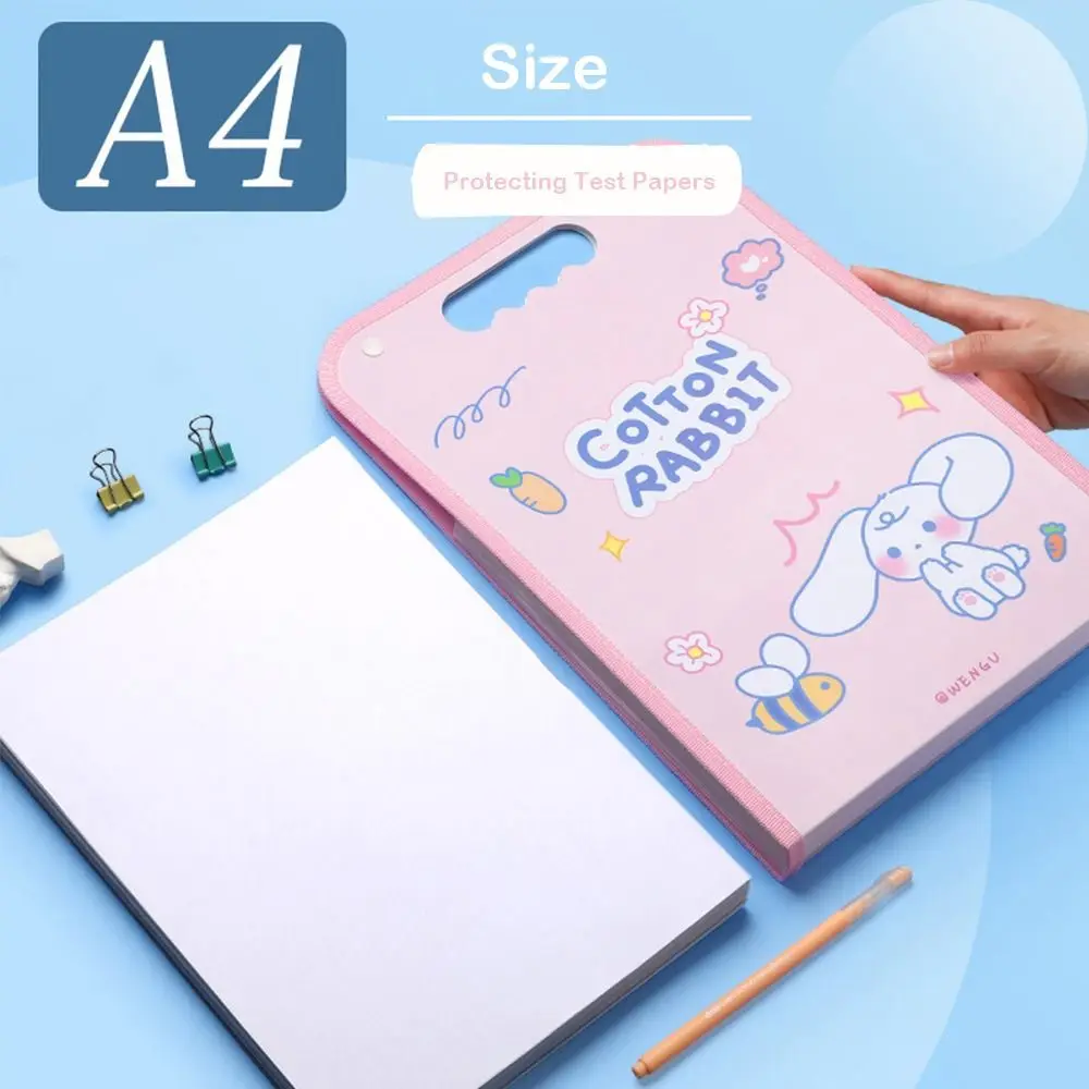 

Large Capacity A4 File Folder Waterproof Cartoon Animal Expanding Accordian Organizer Handheld 13-Layer File Organizer
