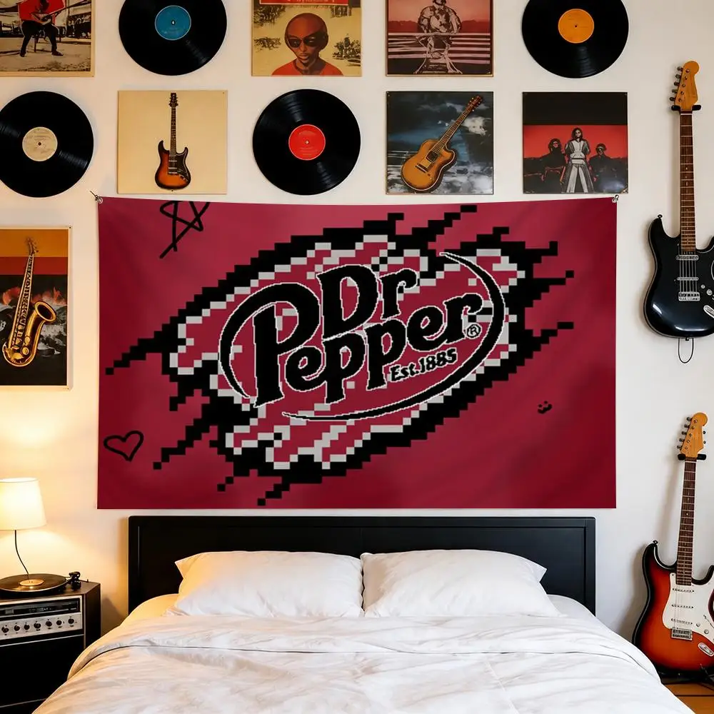 Brand Dr P-Pepper Tapestry Wall Decoration Suitable For Living Room Bedroom Study Party Home Decor Gift