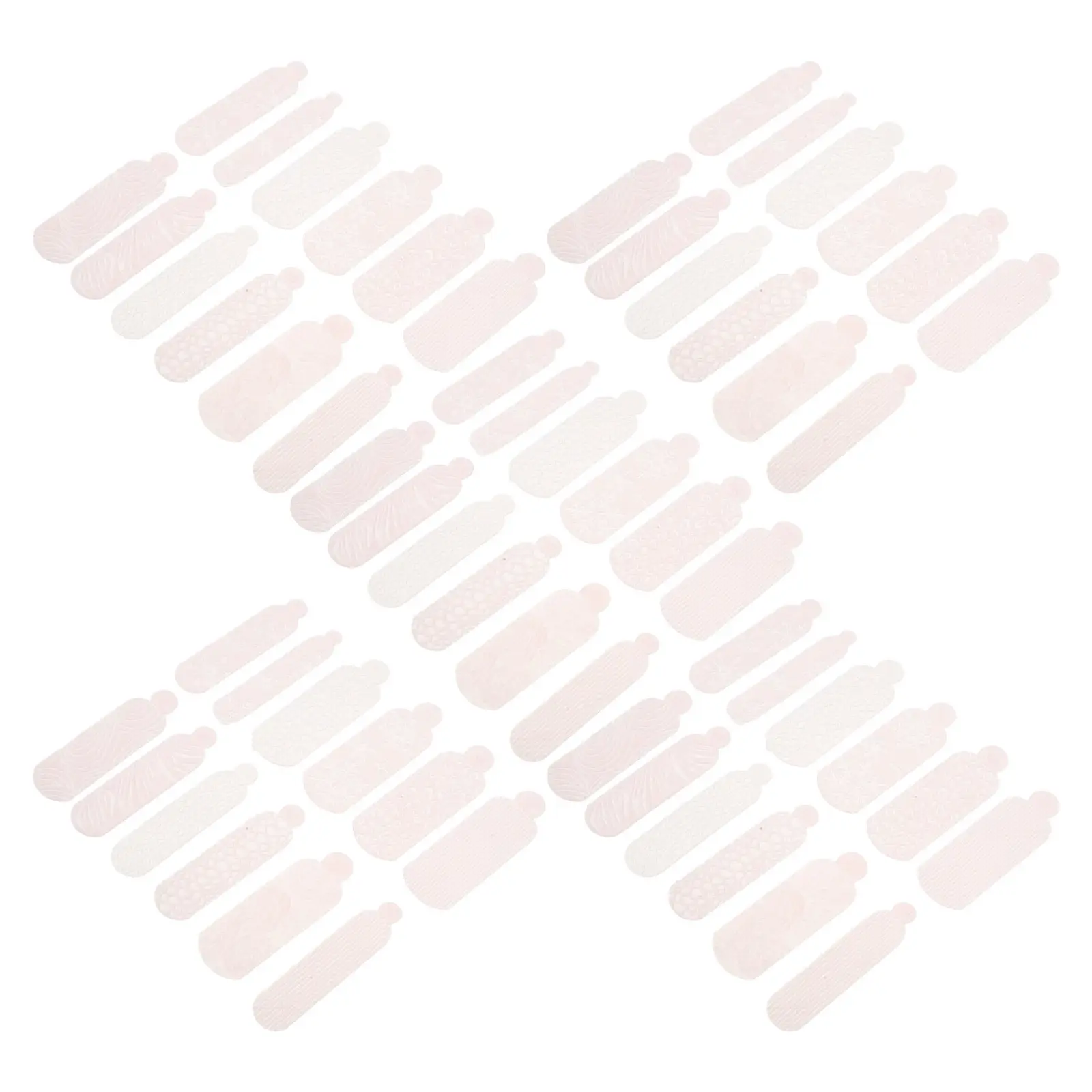 

120Pcs Silicone Nail Molds Christmas Snowflake Series Flexible Reusable Templates 3D Nail Art Sculpture Resin Charm Carving