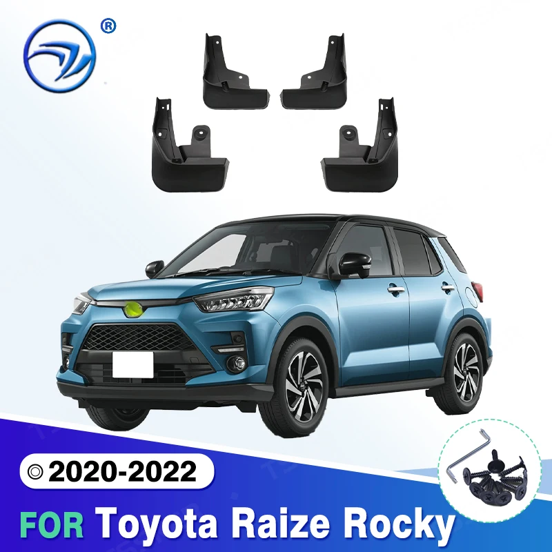 For Toyota Raize Rocky 2020 2021 2022 Fender Mudguard Mud Flaps Guard Splash Flap Mudguards Car Accessories