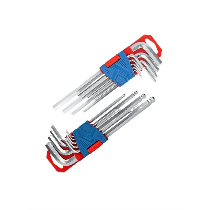 Hexagon Wrench Set, Hexagon Screwdriver Flat Head Ball Head Wrench High Hardness Chrome Vanadium Steel