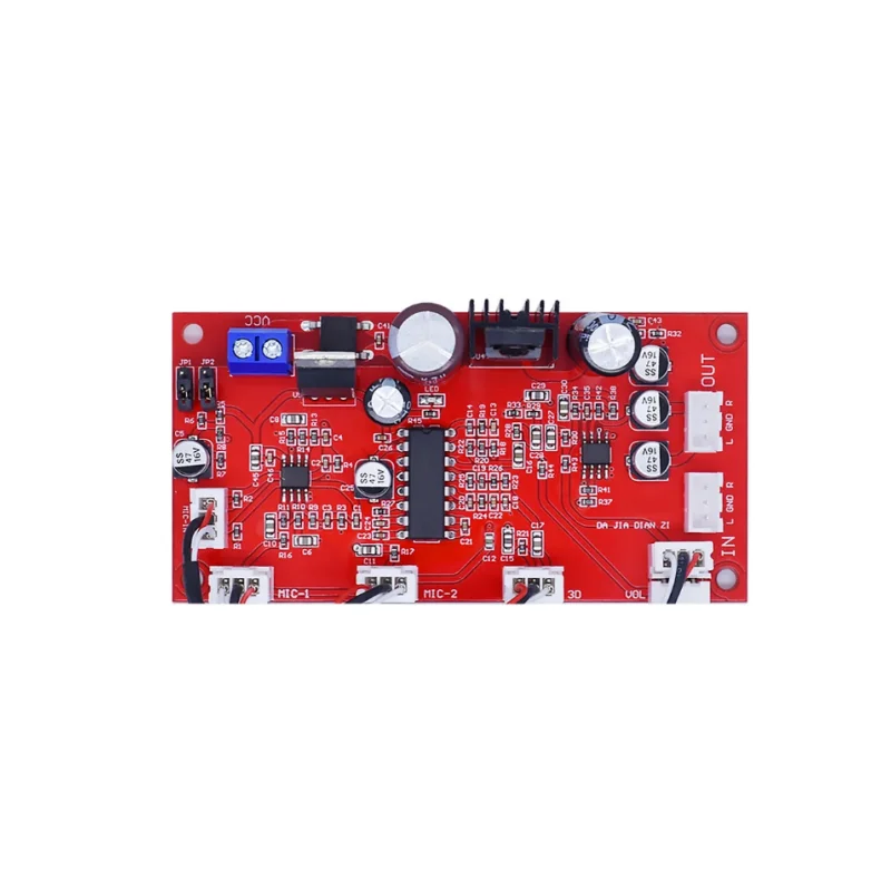 Karaoke Reverb Board, Home Theater, Dynamic Microphone, Electret Amplifier Module, OP Amplifier Preamp for Amplifiers, PT2399, A