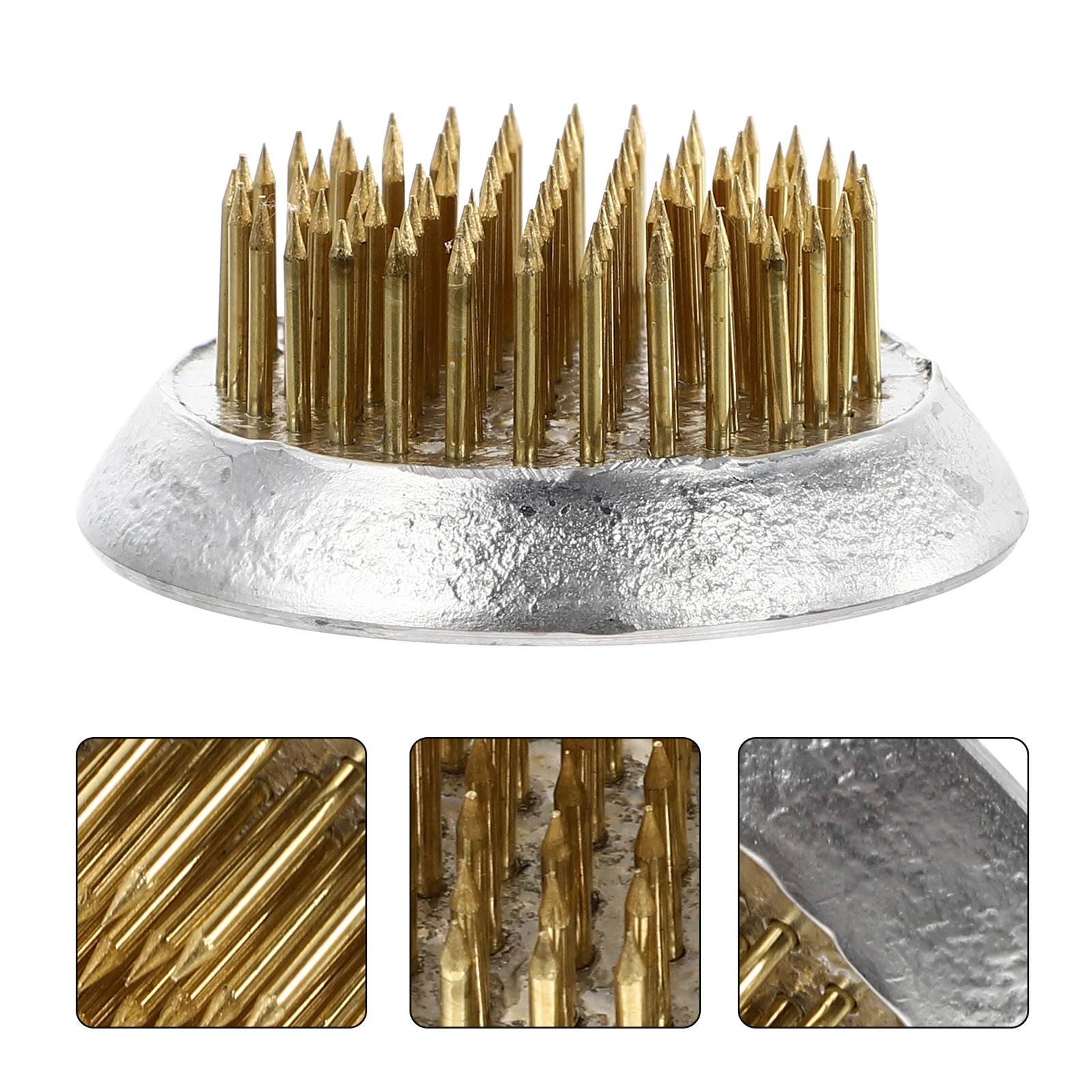 Jianshan Flower Arranger Arranging Supply Arrangement Holder Pin Holders Base Needle Floral Fixation DIY Stainless Steel