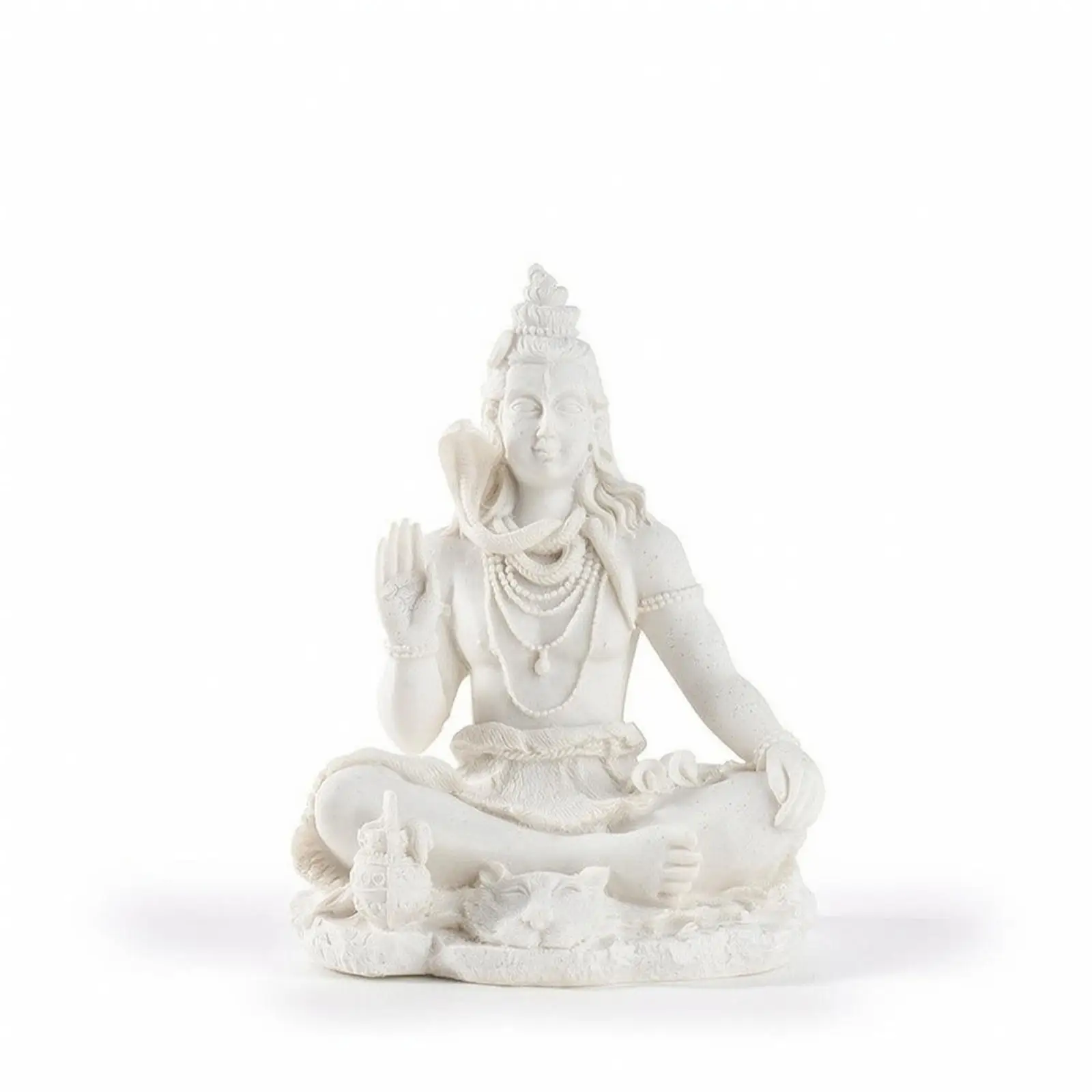 Statue of Shiva in Meditation, Statuette of Shiva in Spiritual Position With