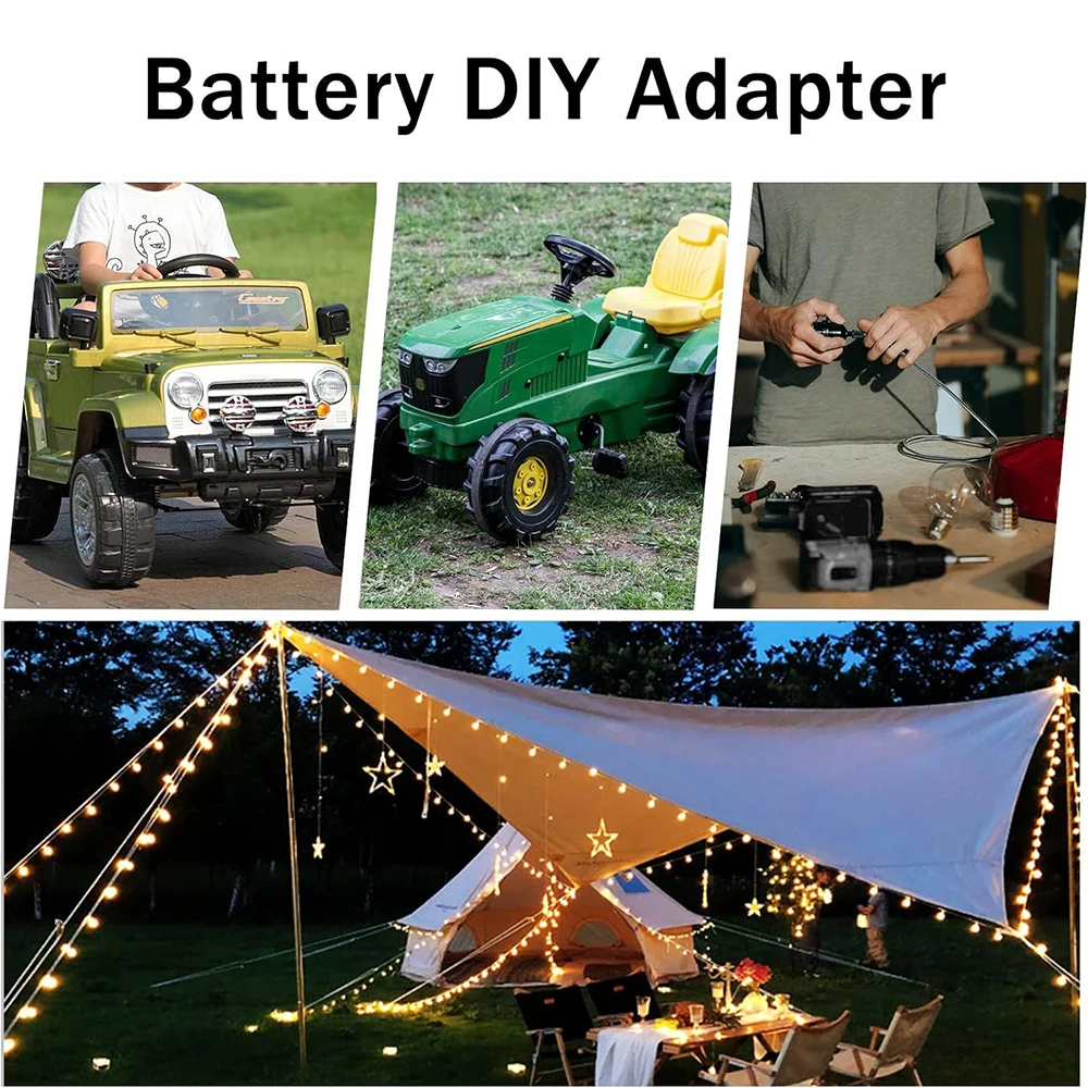 Auto Ontsteker Jump Starter voor Dewalt 18V Li-Ion Batterij Noodstroom Kit Schakelaar Auto Emergency Booster Power Adapter