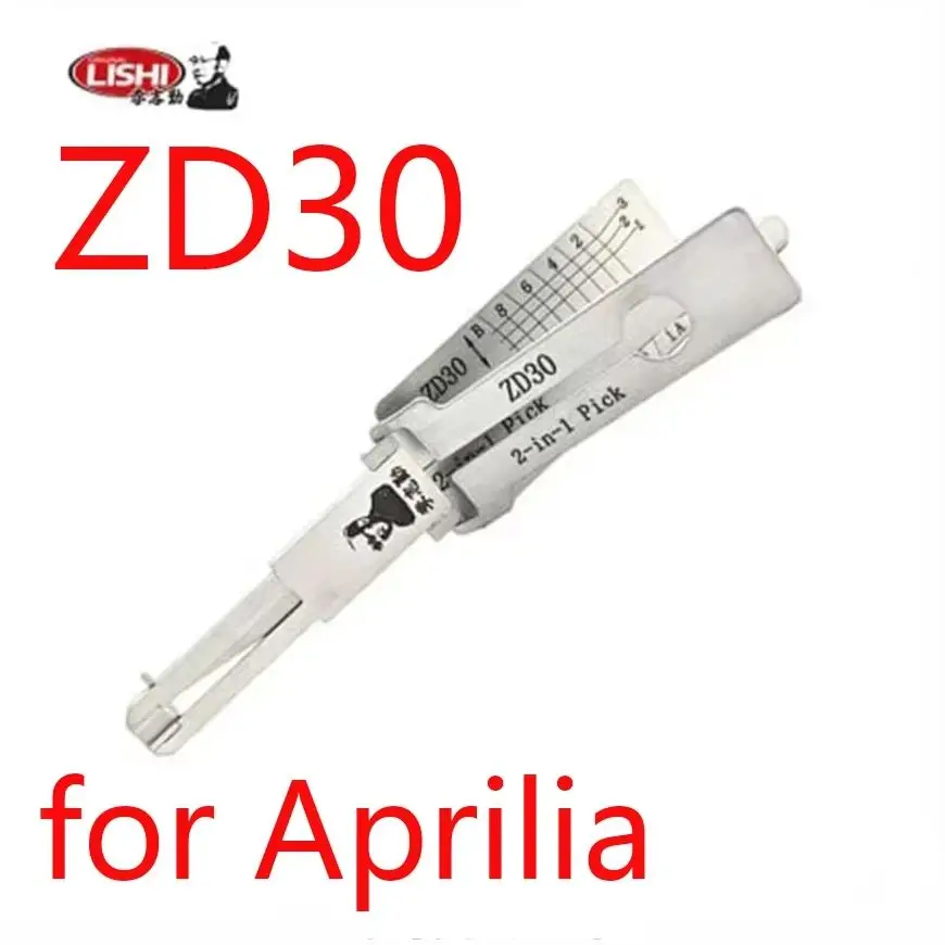 

2026 Lishi 2-in-1 Pick/Decoder Tool for Aprilia Ducati MV Agusta Aprilia ZD30 Motorcycle Locksmith Key Making Equipment