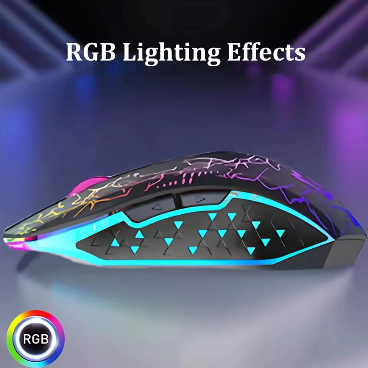 بلوتوث 2.4G ماوس لاسلكي ثنائي الوضع قابل لإعادة الشحن ماوس RGB الخلفية E-Sports ماوس ميكانيكي الفئران للكمبيوتر المحمول ماك بوك