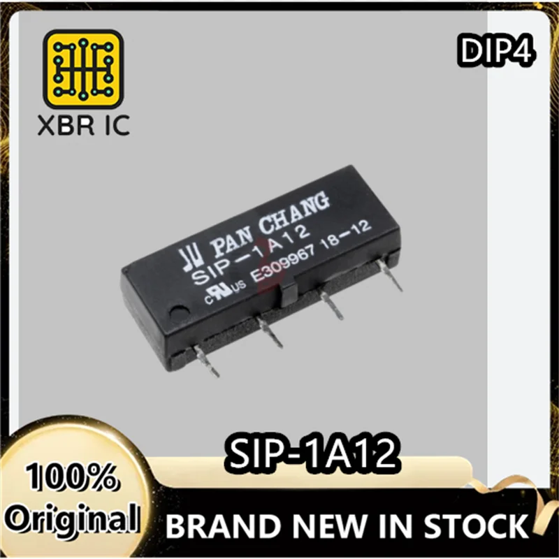 

(20/50 pieces) SIP-1A12 4-pin miniature reed switch relay DIP4 new original authentic spot fast delivery