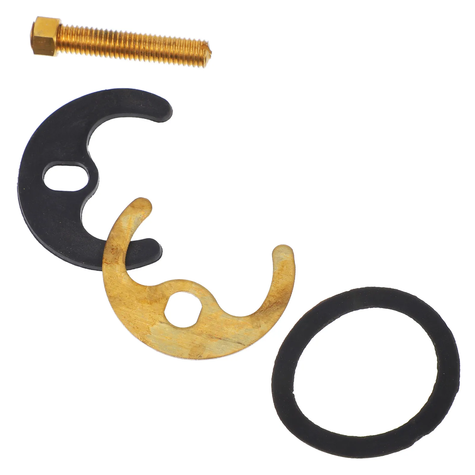 

Copper Horseshoe Mounting Nut Kit for Kitchen Faucet Installation Repair Replacement Fastening Fixture Sink Basin Tap Hardware