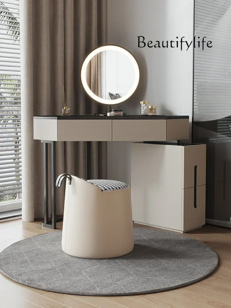 N17  Light Luxury Corner Dressing Table Makeup Table Integrated Triangle Multi-Functional High Sense Makeup Table