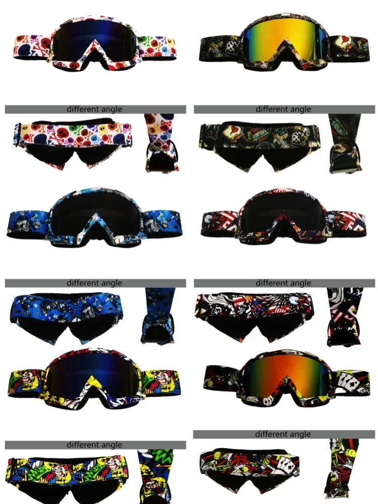 نظارات ركوب الدراجات للرجال ، نظارات موتوكروس ، لوح تزلج الدراجات النارية ، لوح التزلج ، السباق ، نظارات إندورو للتزلج ، عدسات عالية الدقة ، نظارات دراجة نارية ، جديدة #2